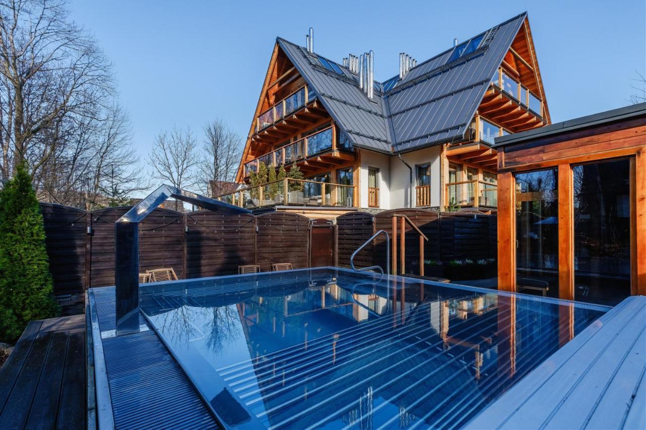 Apartamenty Pod Giewontem Gawra - Piekny Apartament Z Tarasem, Sauna I Jacuzzi W Cenie Pobytu - 5 Min Pieszo Do Krupowek Zakopane Esterno foto
