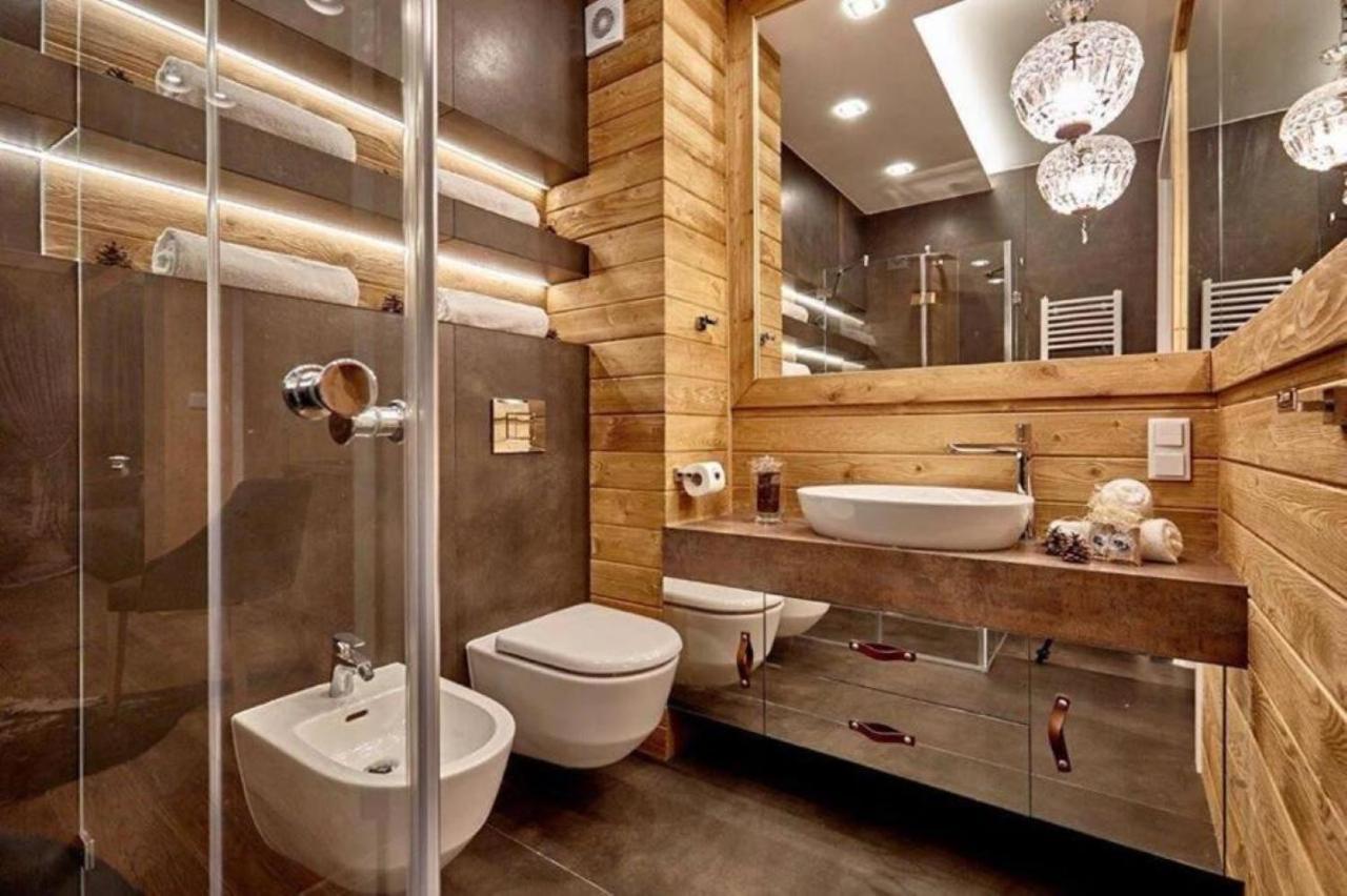 Apartamenty Pod Giewontem Gawra - Piekny Apartament Z Tarasem, Sauna I Jacuzzi W Cenie Pobytu - 5 Min Pieszo Do Krupowek Zakopane Esterno foto